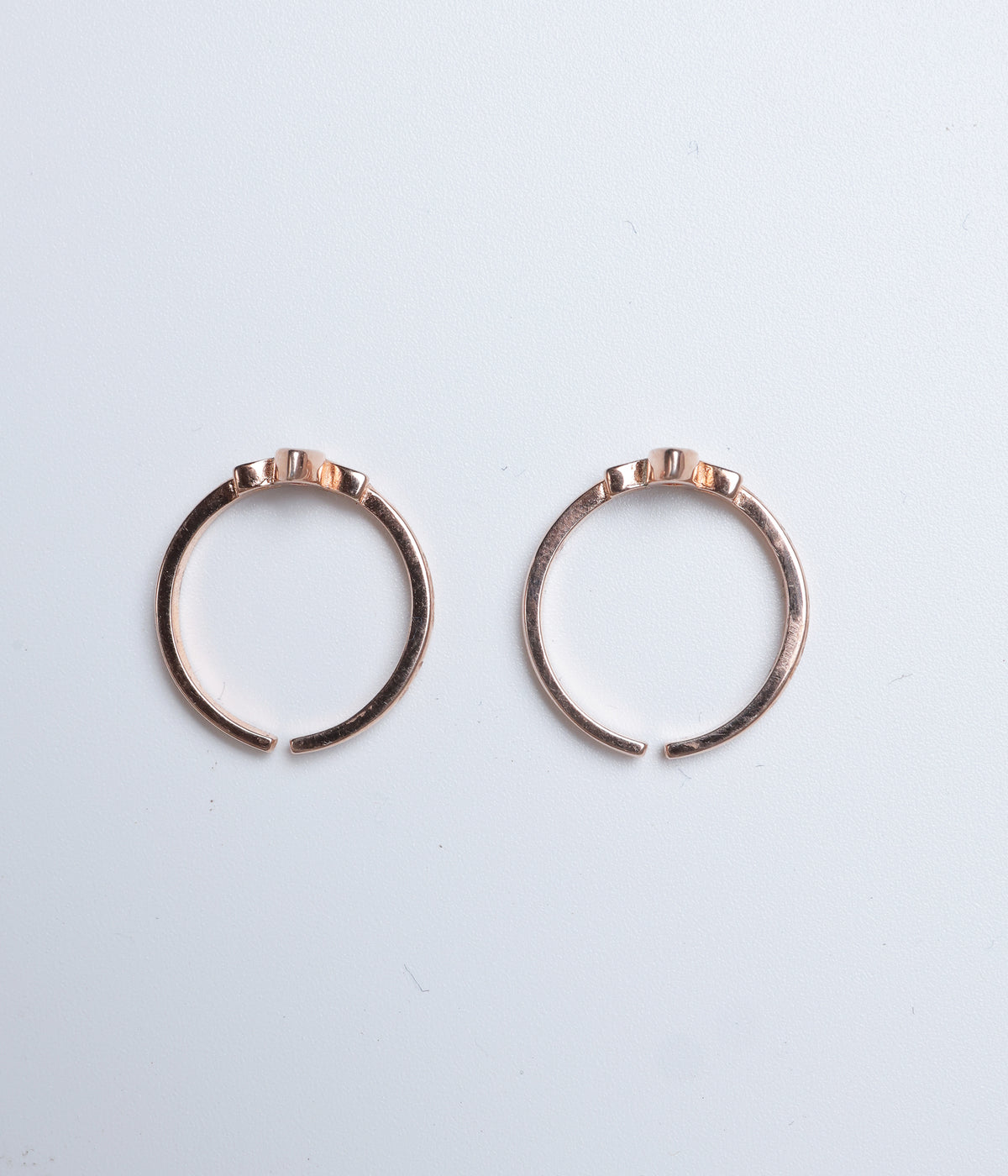 Triple Leaf CZ 92.5 Silver Toe Ring