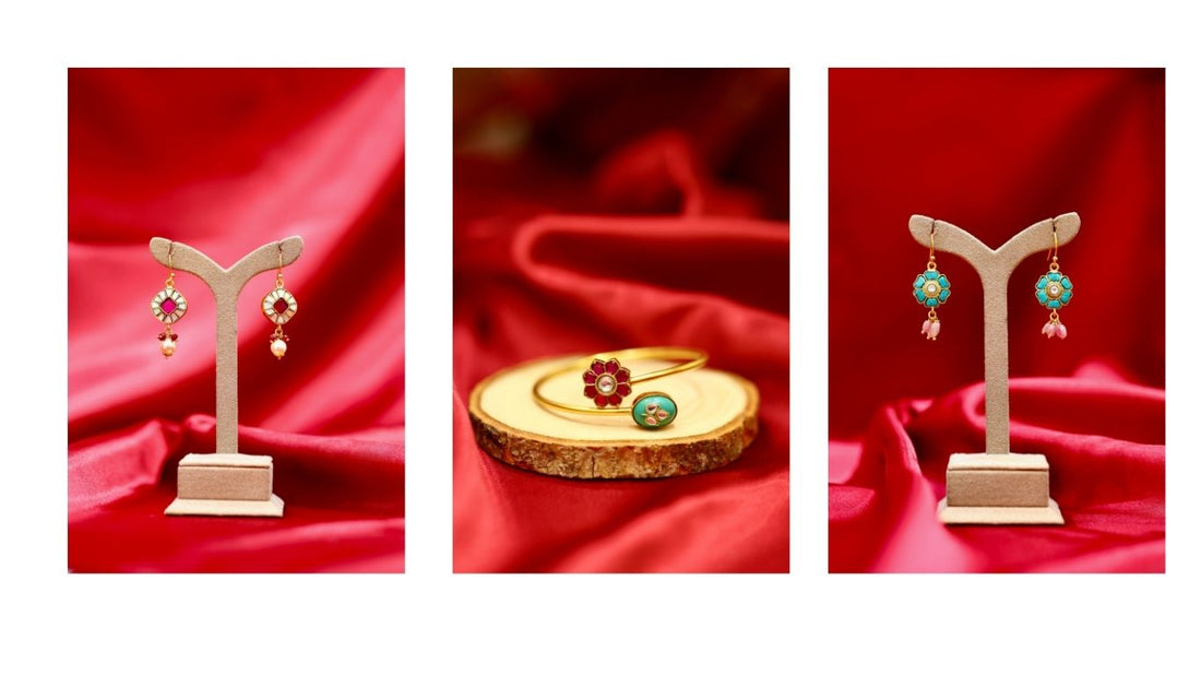 Your Festive Look Sorted: Why Gold-Polished Floral Earrings Are the New Statement