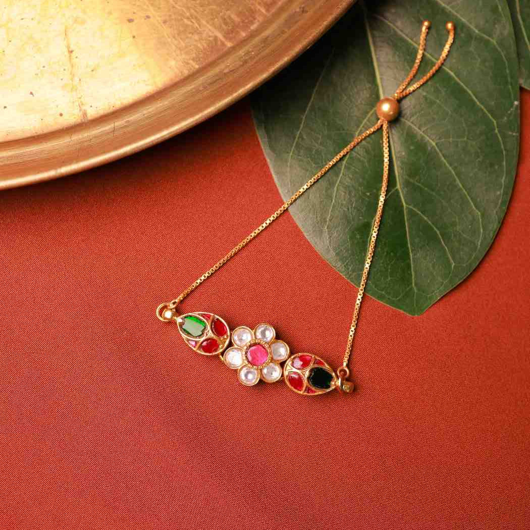 Heritage Blossom Adjustable Silver Bracelet