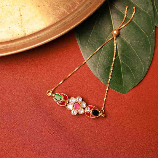 Heritage Blossom Adjustable Silver Bracelet