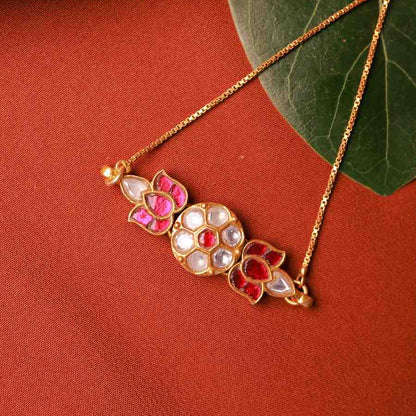Lotus Heritage Adjustable Silver Bracelet
