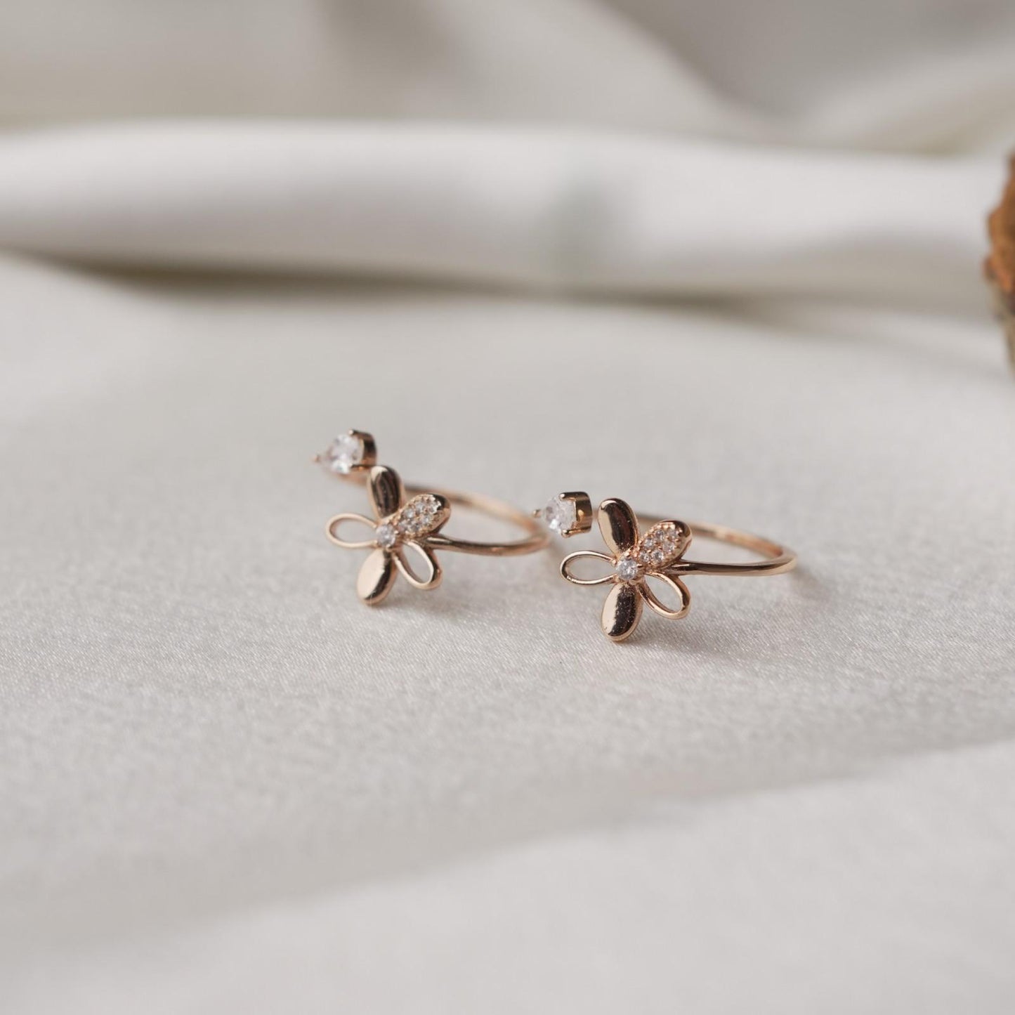 Blossom Charm 92.5 Sterling Silver Toe Ring