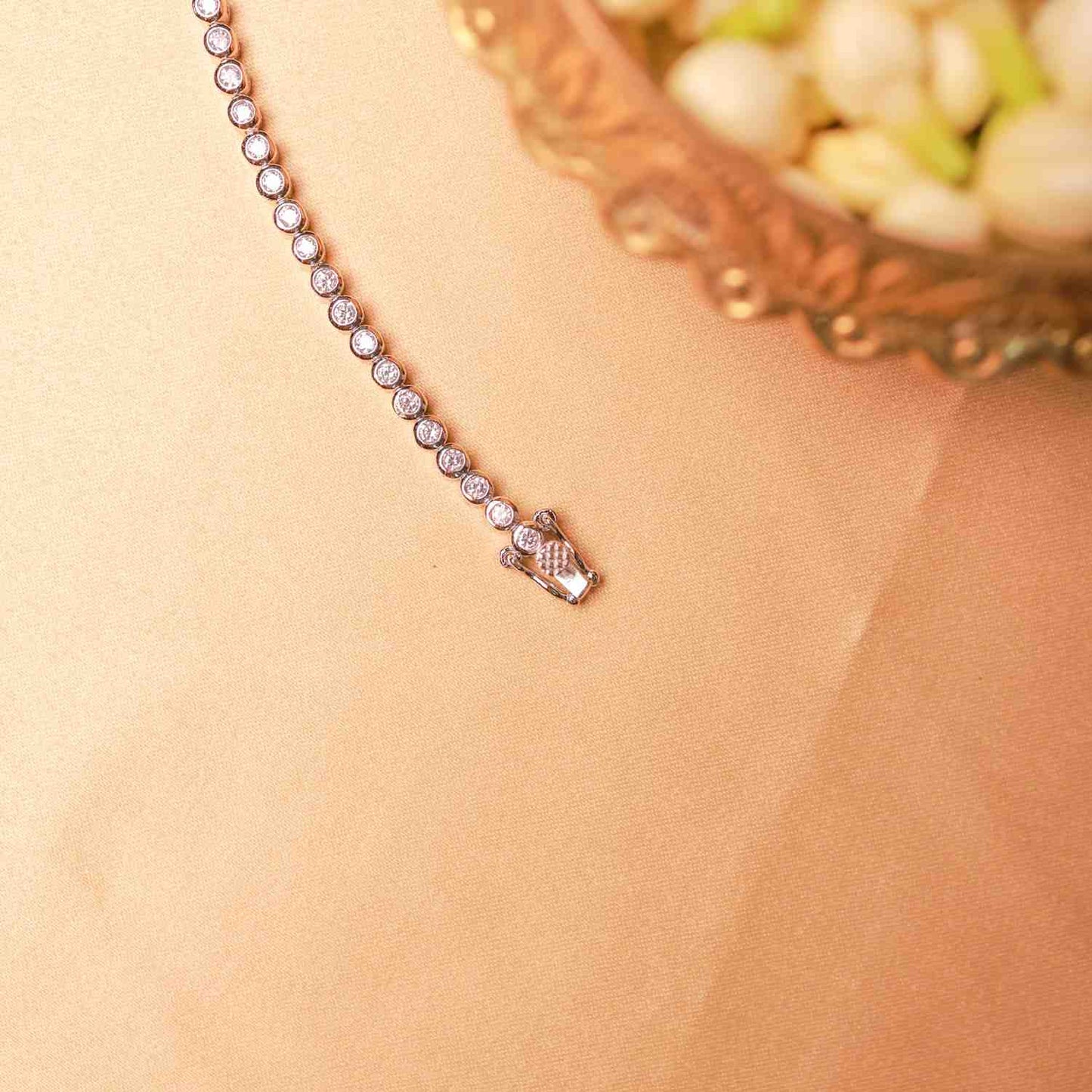 Classic Silver Tennis Bracelet