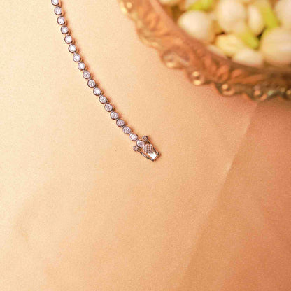 Classic Silver Tennis Bracelet