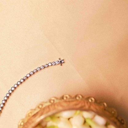 Classic Silver Tennis Bracelet