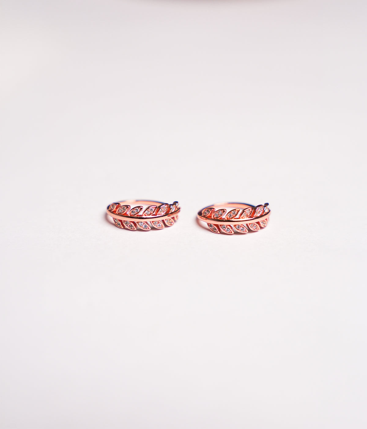 Rose Gold Leaf Toe Ring