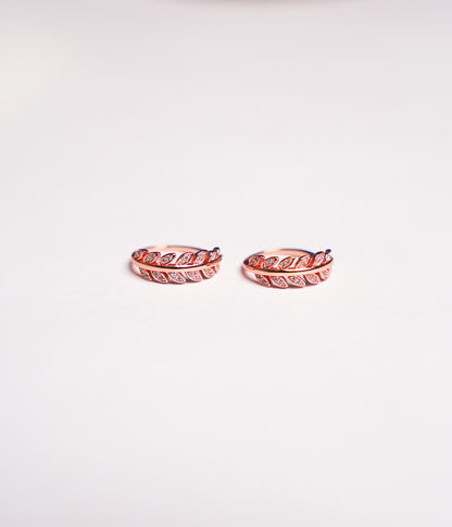 Rose Gold Leaf Toe Ring