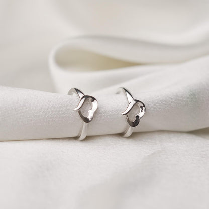 Heart Curve 92.5 Sterling Silver Toe Ring