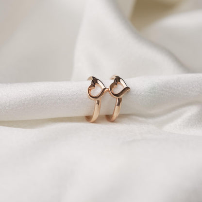 Heart Toe Rings