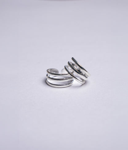 Classic Triple Band 92.5 Silver Toe Ring