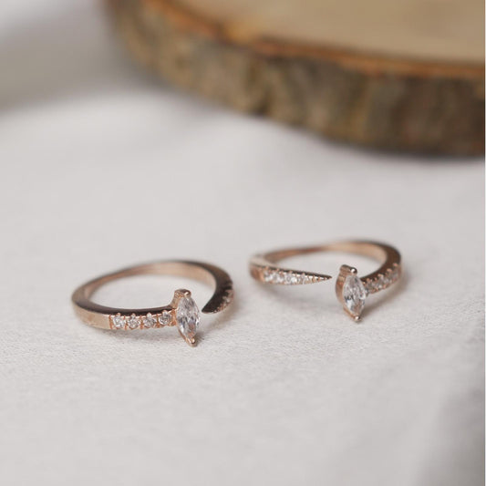 Marquise Spark 92.5 Sterling Silver Toe Ring.