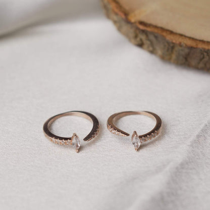 Marquise Spark 92.5 Sterling Silver Toe Ring