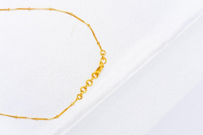 Lotus Bloom Stone Pendant Necklace