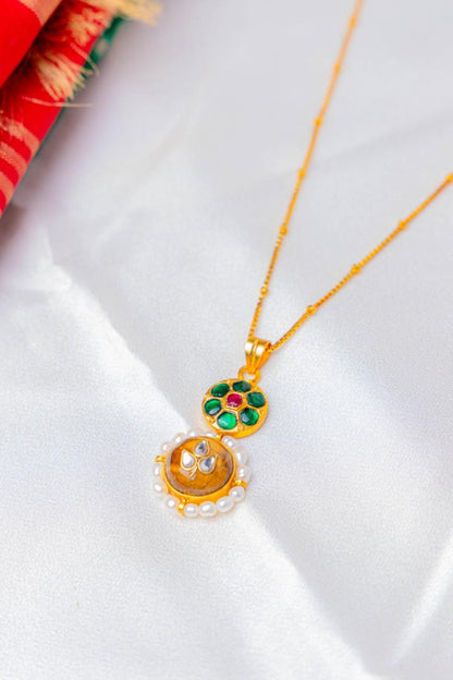 Tiger Eye Heritage Pendant Necklace