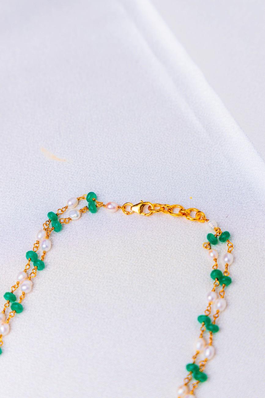 Lotus Lakshmi Temple Necklace