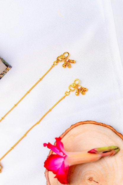 Kundan Floral Anklet