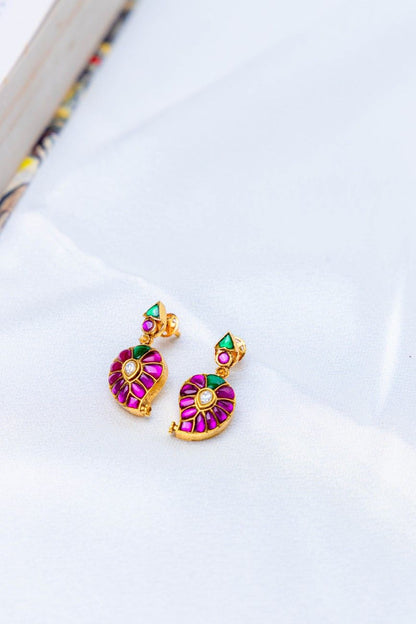 Mango Design Kemp Stone Earrings