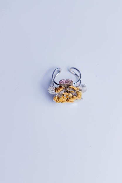 Floral Sterling Silver Ring