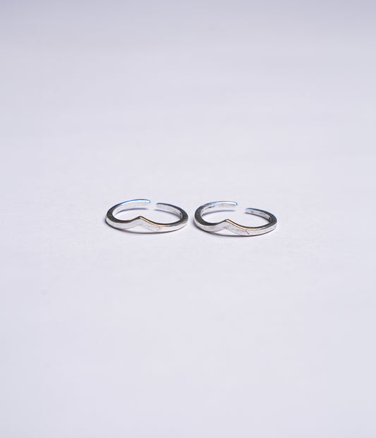 Minimal Wave Design 92.5 Silver Toe Ring