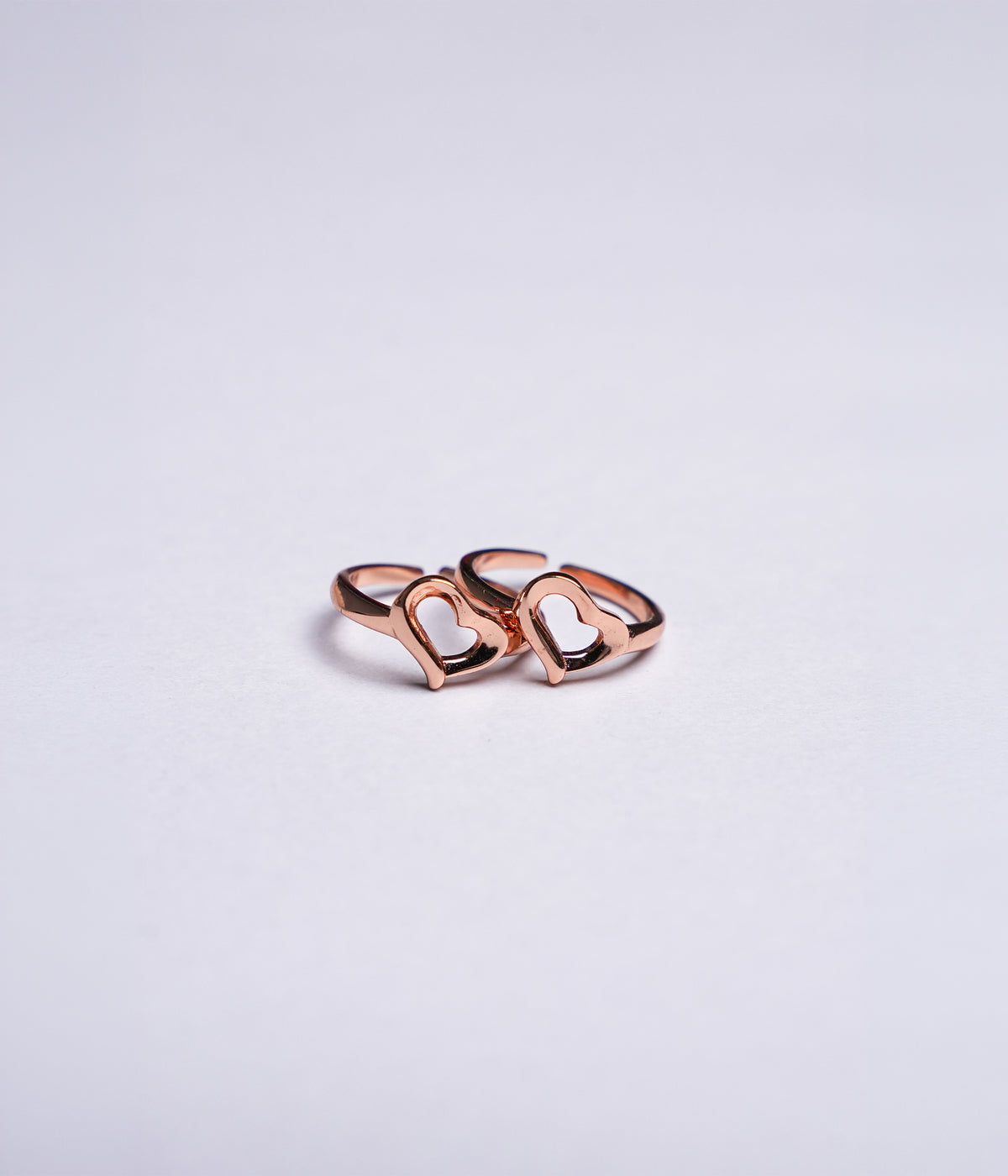 Rose Gold Heart Toe Ring