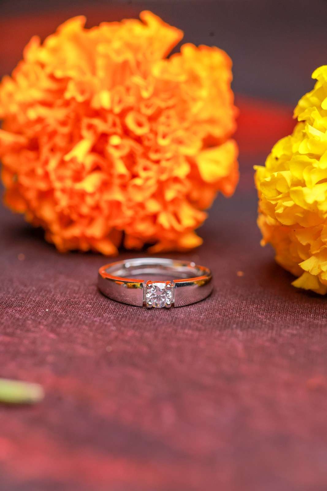 Classic Solitaire Silver Ring