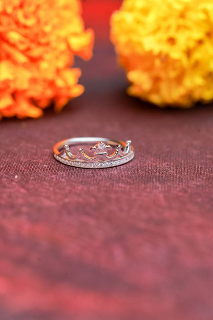 Royal Crown Silver Ring