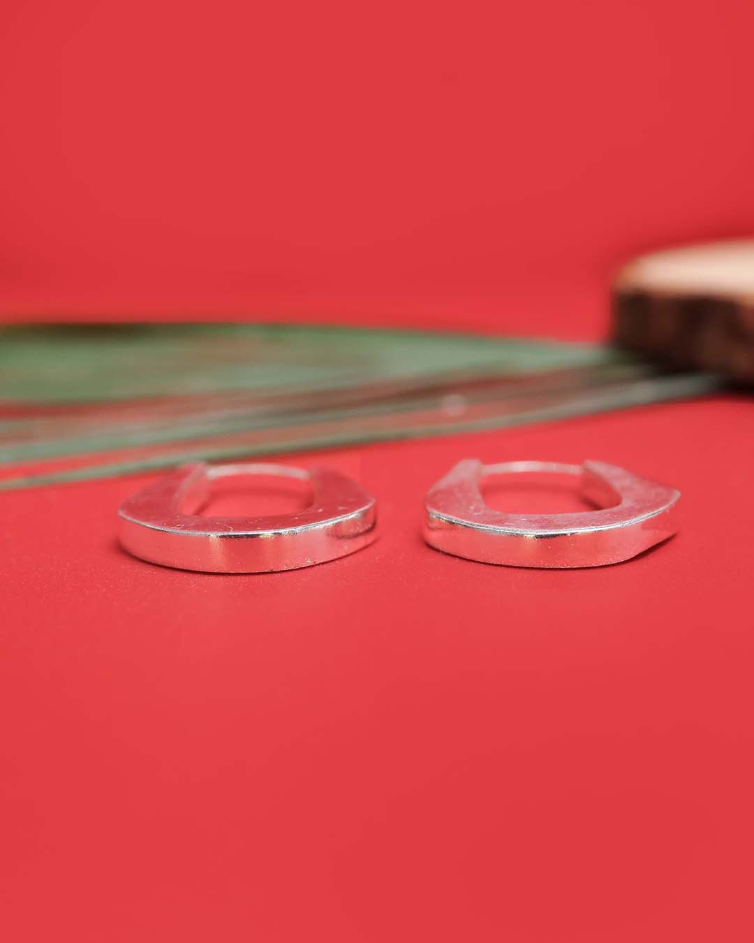 Silver Hoop Earrings