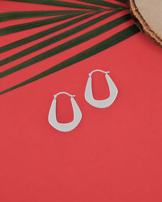Silver Hoop Earrings