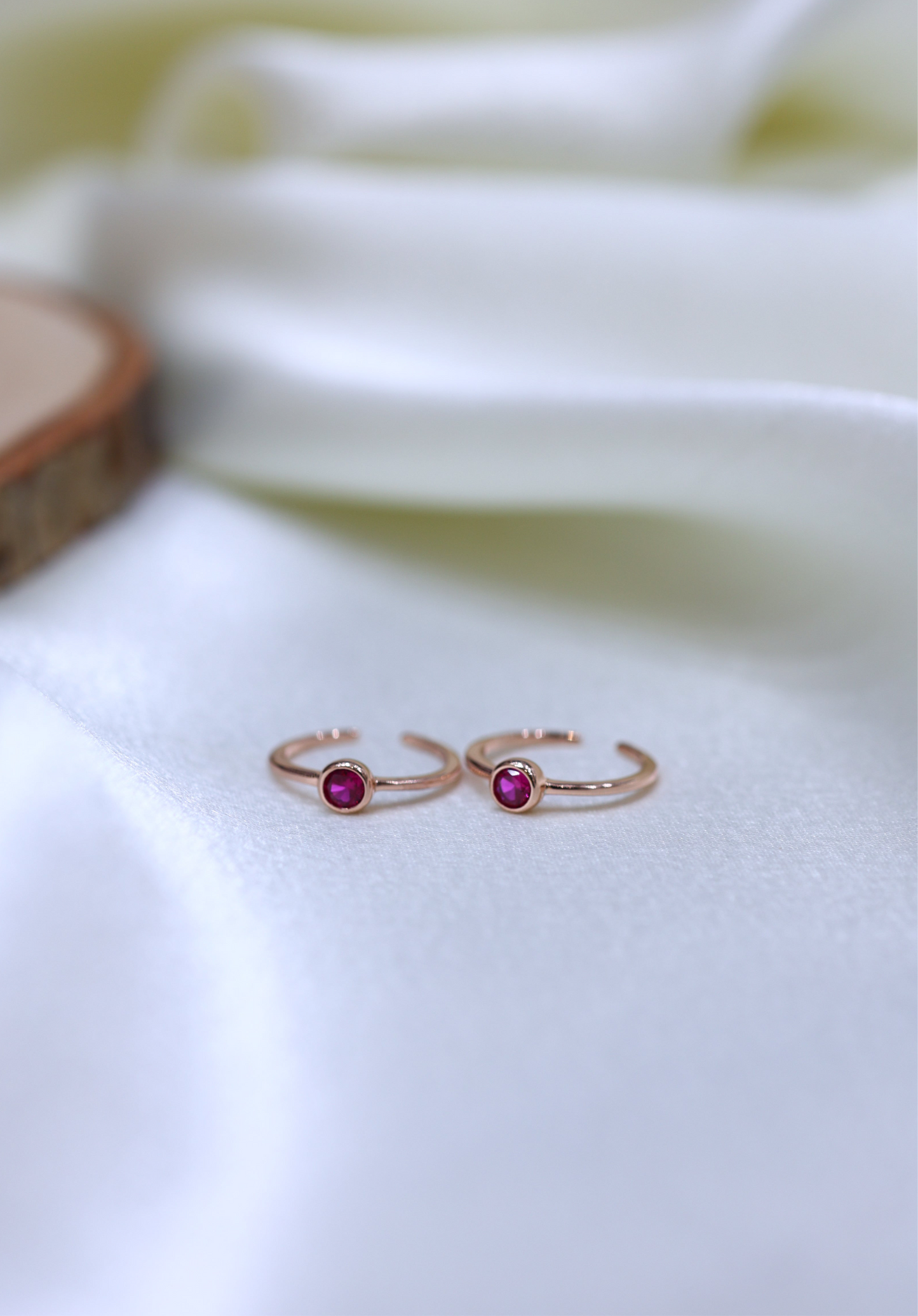 Rose Gold Plated Silver Toe Rings