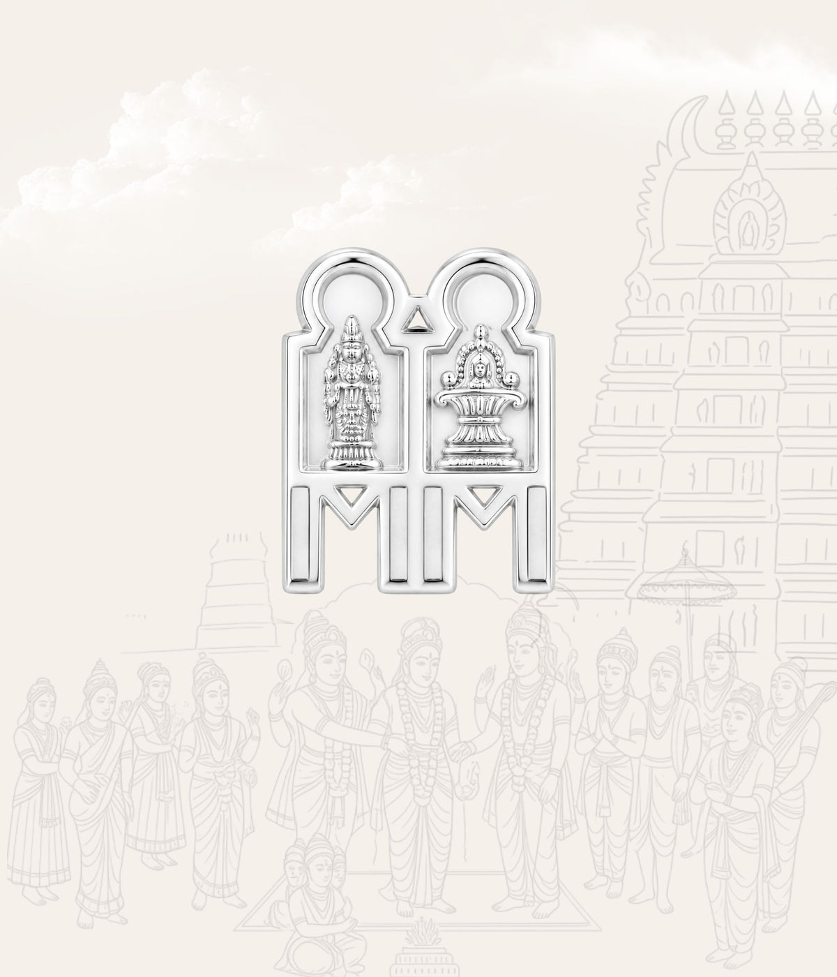 Meenakshi Sundareswarar Mangalsutra Pendant
