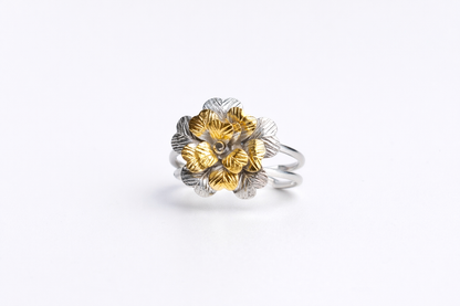 Floral Sterling Silver Ring