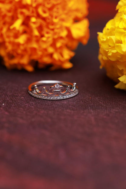 Royal Crown Silver Ring