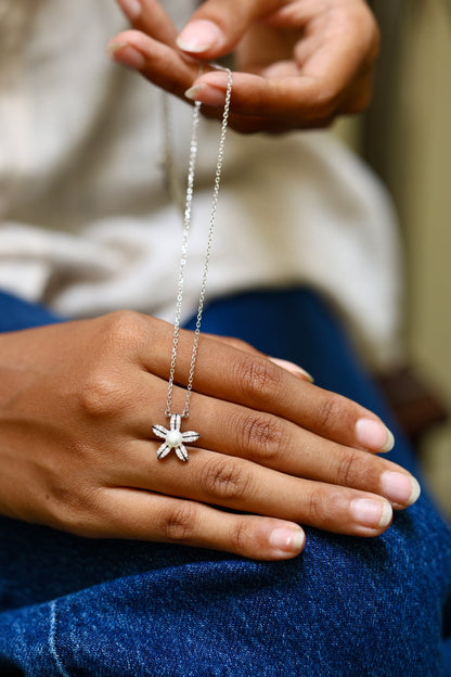 Floral Pendant Necklace