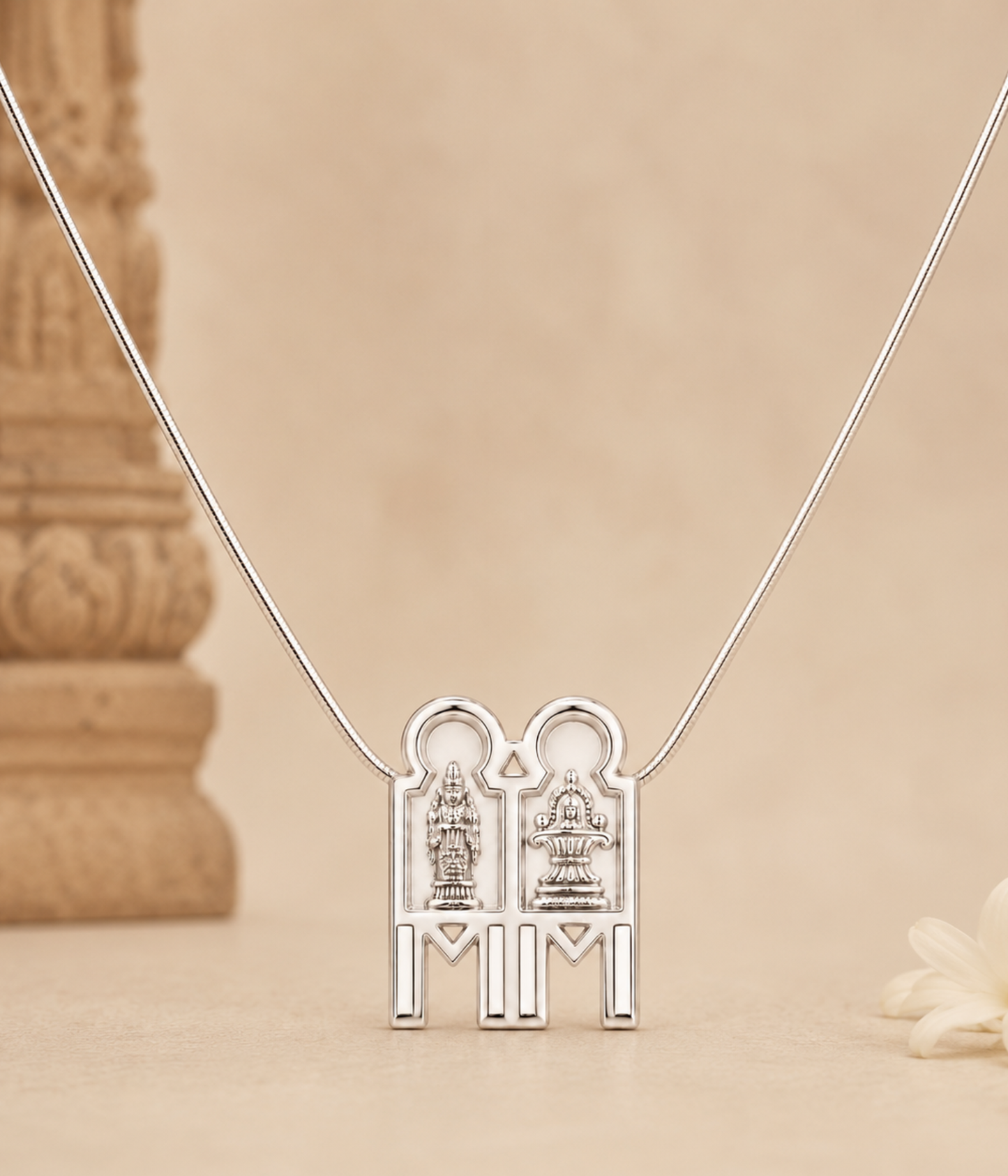 92.5 silver Meenakshi Pendant