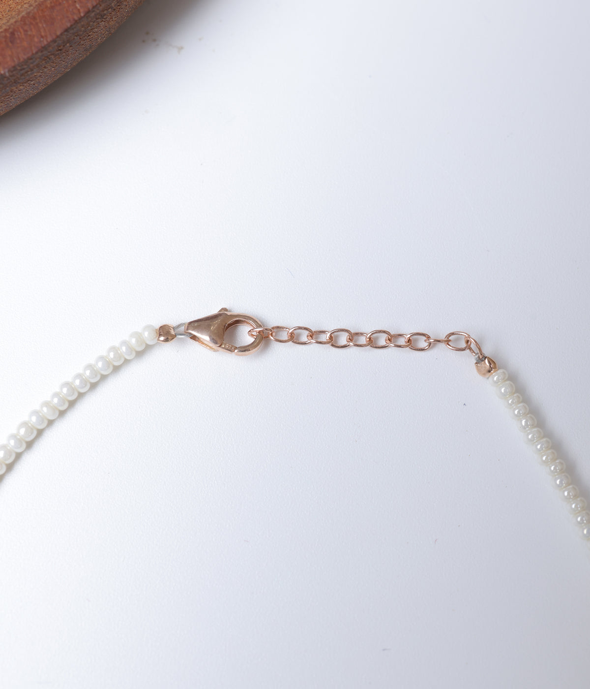 Rose Gold Finish Pearl Beaded Multicolour Anklet